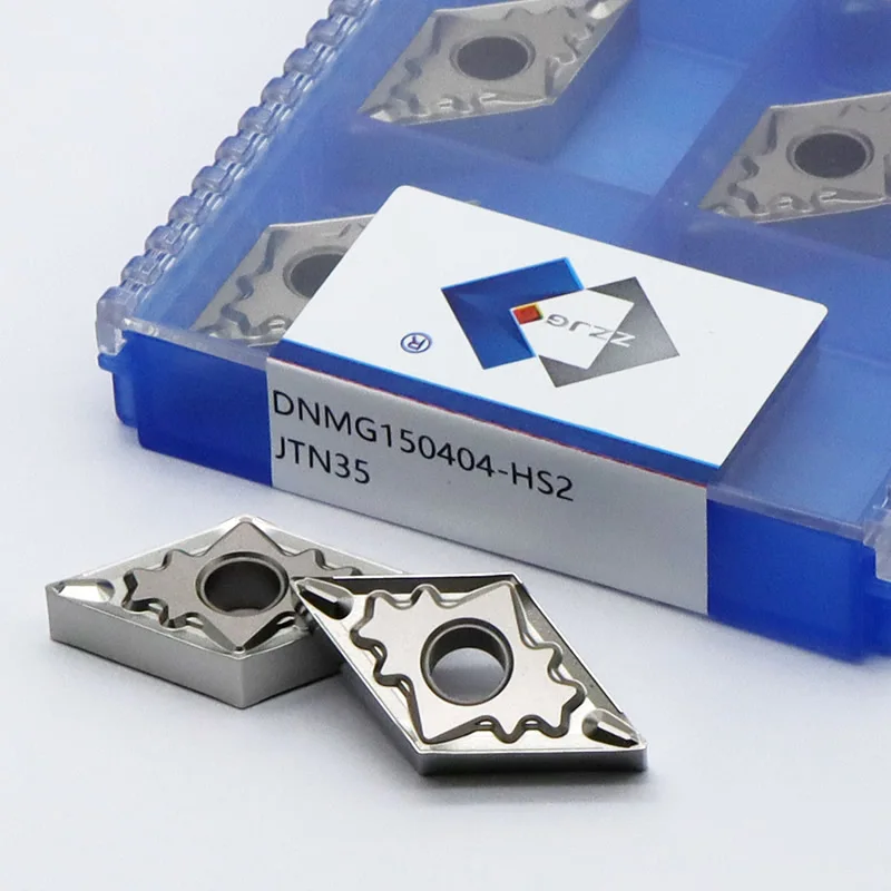 Torno Cnc Ferramentas de Corte Tungstênio Cerâmico Revestido Carboneto Torneamento Insere com Furo Dnmg Dnmg150404 Dnmg150408 Hs2 Jtn35 10 Pcs