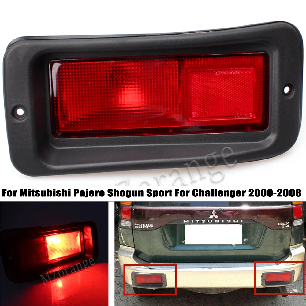 Rear Bumper Tail Lights For Mitsubishi Pajero Shogun Sport For Challenger 2000-2008 Stop Brake Fog Lamp Warnning Car Accessories