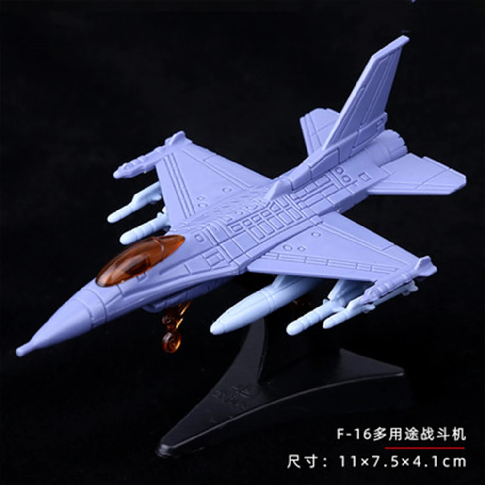 1:125 Scale F-16  Fighting Falcon Assembly Fighter Mini Military Plastic Model Collection Puzzle Figure Toy Children's Gifts