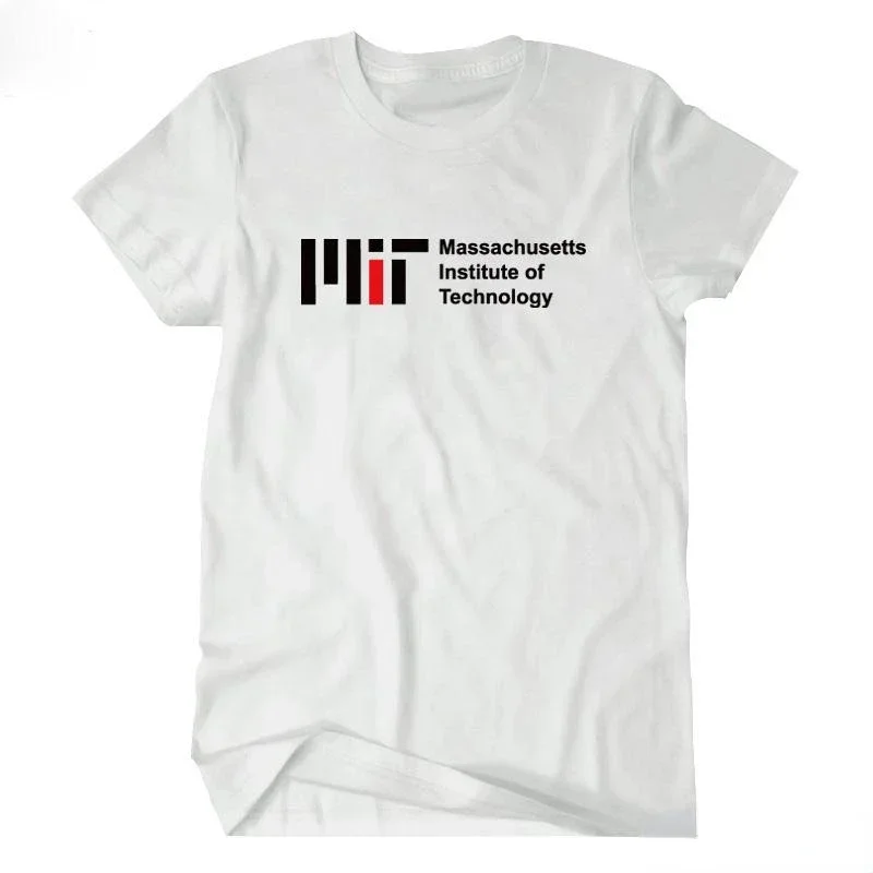 Massachusetts Institute Technology Clothes Graphic Tshirts Summer Loose Cool Fashion Casual T-shirt Streetwear Tops Round Collar