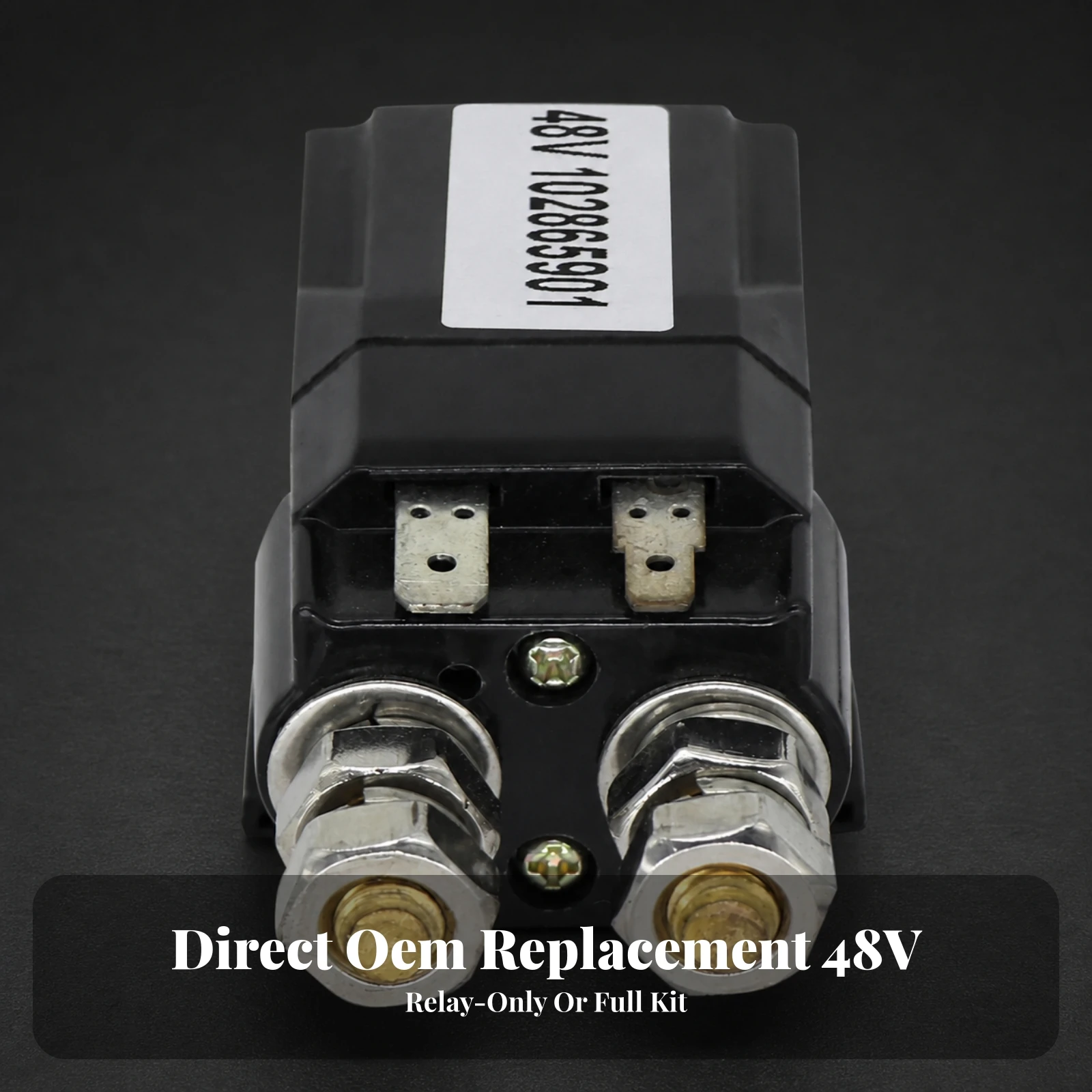 Golf Cart Relay Compact Golf Cart Solenoid Solenoid with Metal Base Wear-Resistant Part High Quality for Mechanics