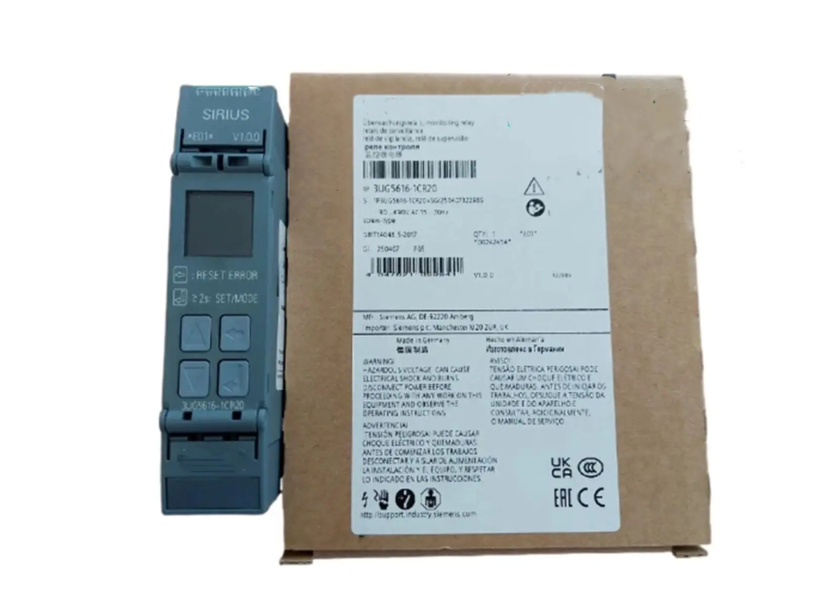

3UG5616-1CR20 3UG56161CR20 Monitoring Relay
