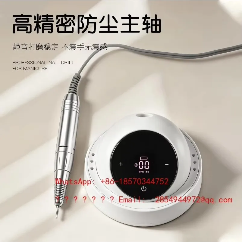 2027    Newly Upgraded Nail Polisher with Long Battery Life and Stable Nail Polishing and Peeling Tool Set