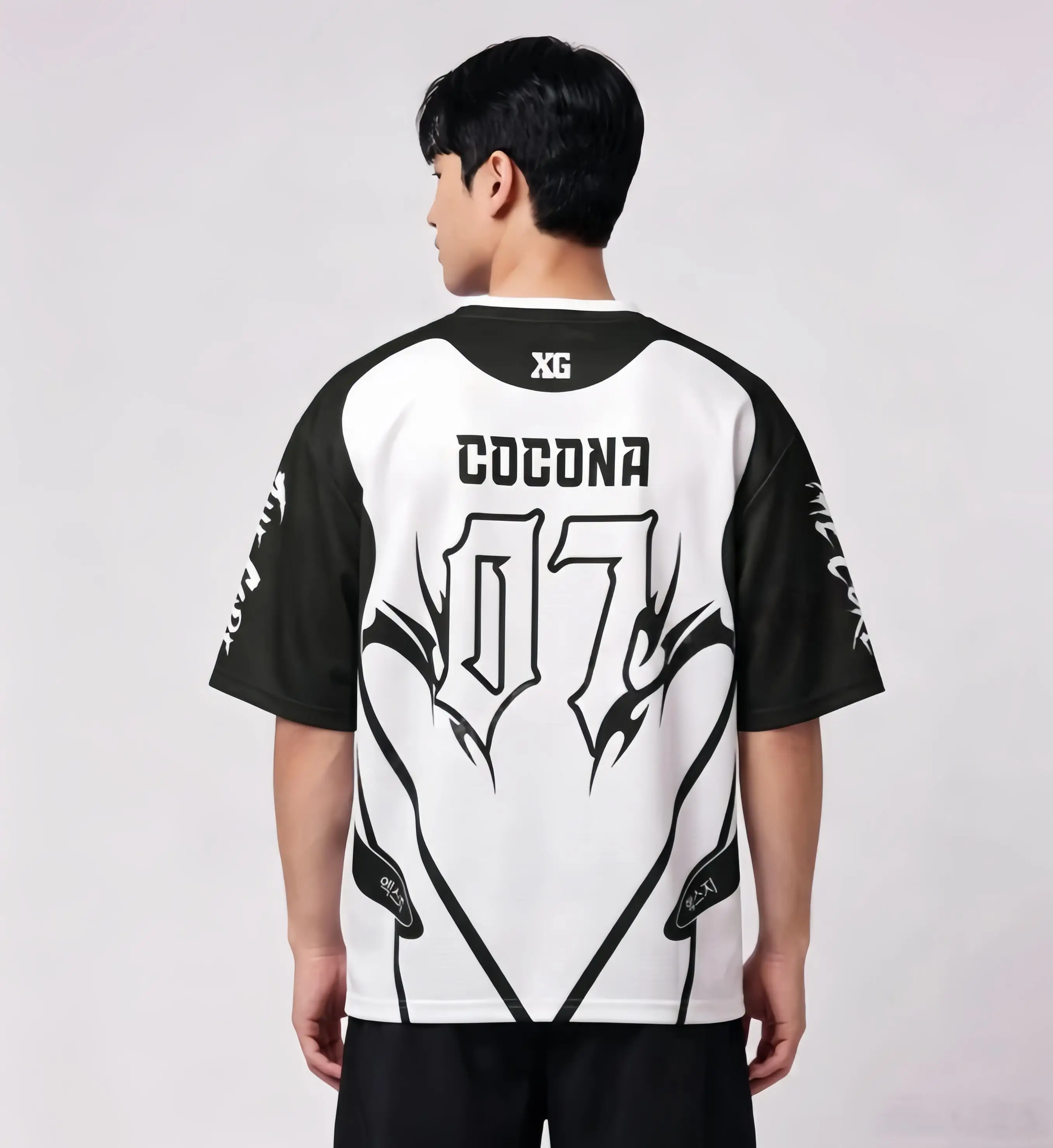 Kpop XG Cocona No.07 The Core Print Techwear Jersey Lightweight Quick Dry Tee Family Matching Parent Child Concert Outfit 2027
