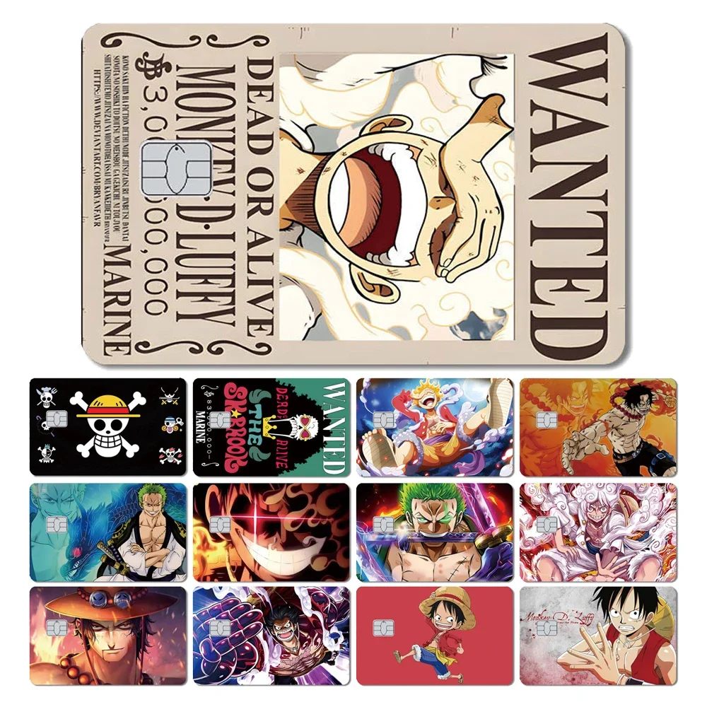 Magic Shark Wanted Anime 3M PVC Matte No Fade Skin Cover Aufkleber für Metro Debit Kreditkarte