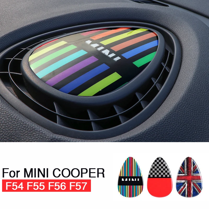 Union Jack Car Center Air Outlet 3D Cover Protect Sticker Decal For BMW MINI COOPER F54 F55 F56 F57 Clubman Interior Accessories
