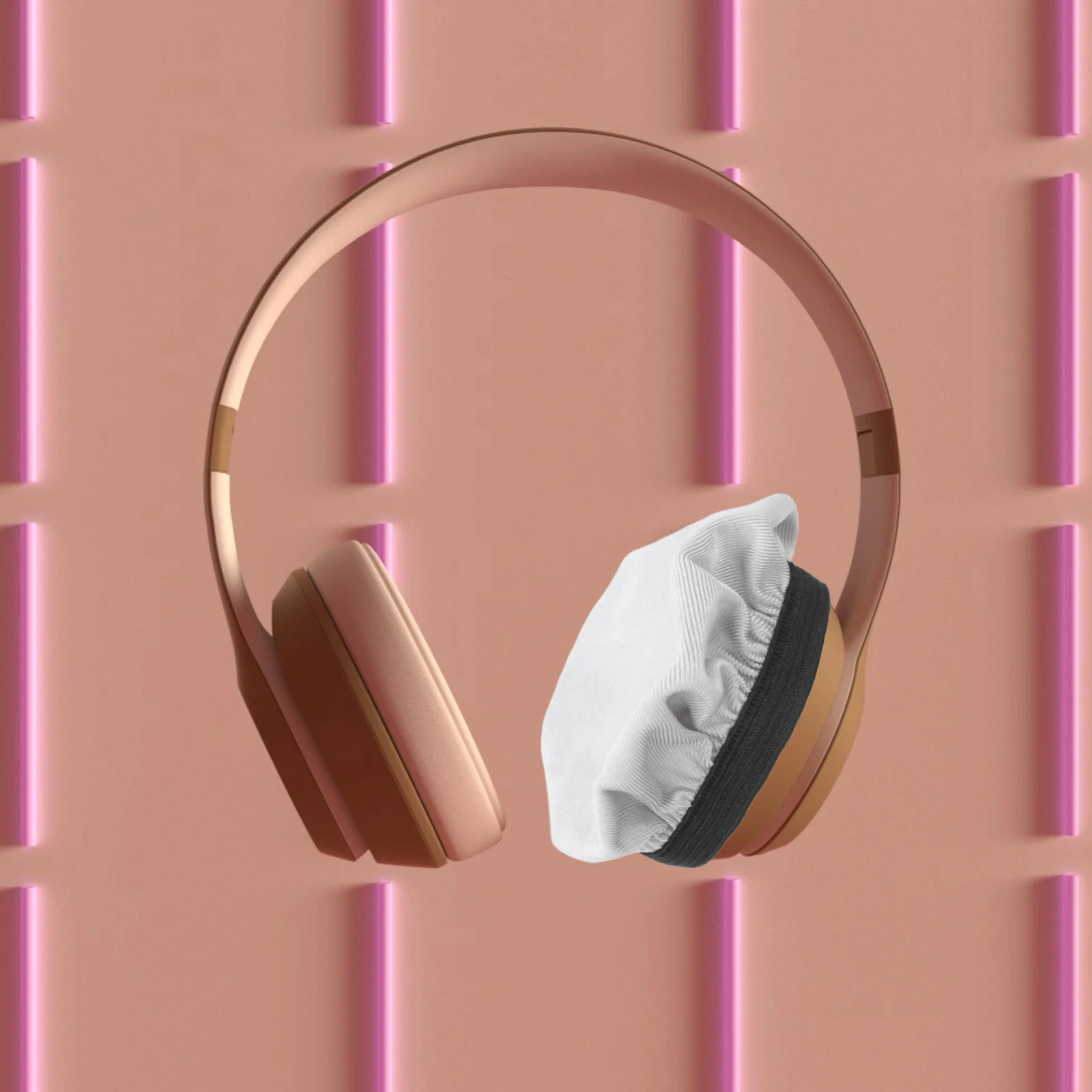 

4pcs Headphone Covers Stretchable Protectors Washable Fabric Covers Headset Ear Cushion Protector Dustproof