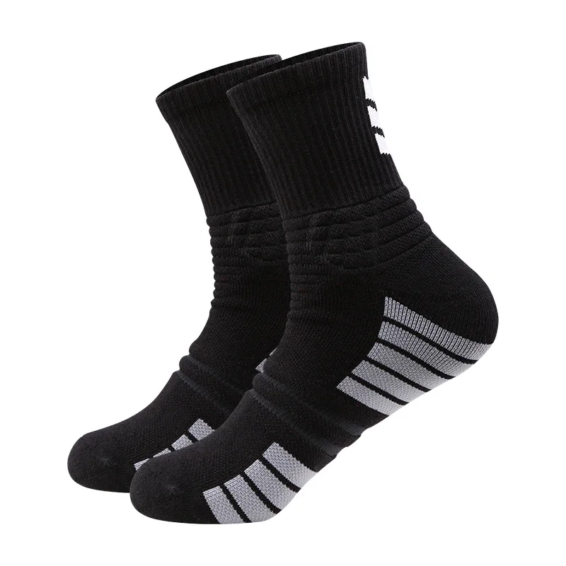 

Elite basketball socks, thickened and wear-resistant sports socks, moisture-wicking mid-calf basketball socks