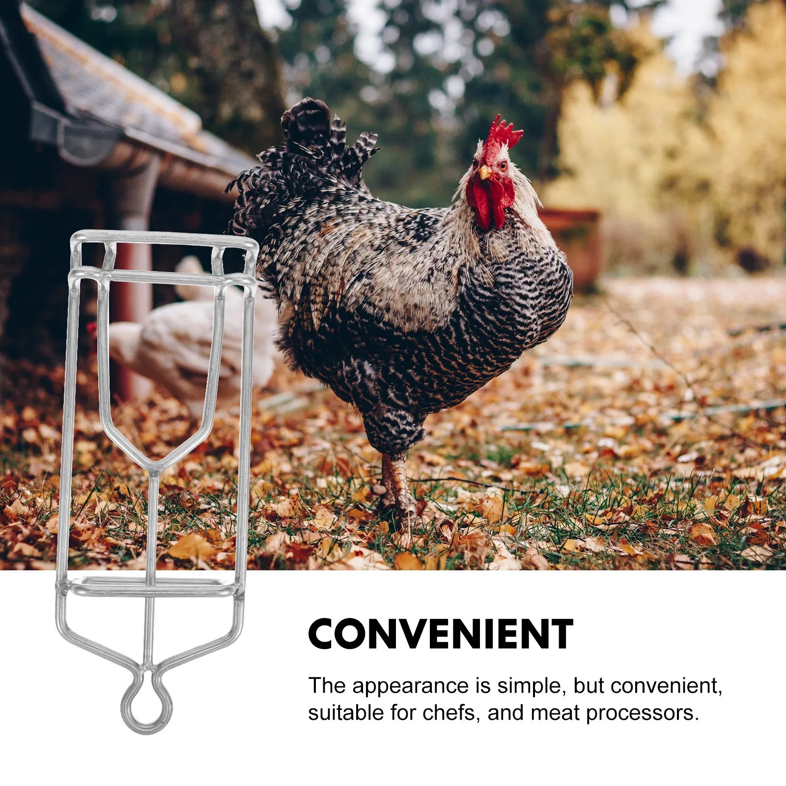 

Stainless Steel Claw Hook for Chicken Beef Bacon Kitchen Poultry Meat Hanging Hooks Multifunctional Durable Clean Safe Pet