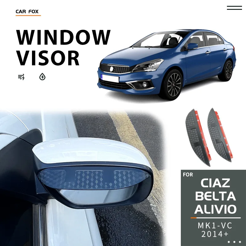 For ALIVIO/CIAZ/Belta Window visor Weather Shield Side Window Deflector Car windshield weather shield Car accessories