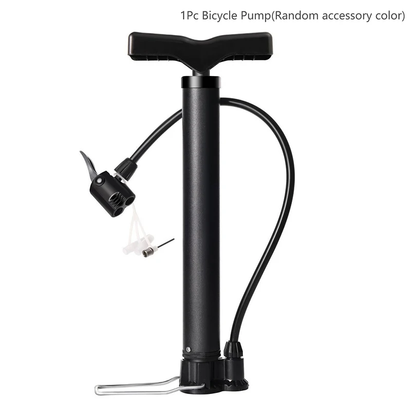 

130 Psi Bike Pump Bicycle Foot Air Pump Tire Inflator Schrader Presta Valve Road Cycling Inflator