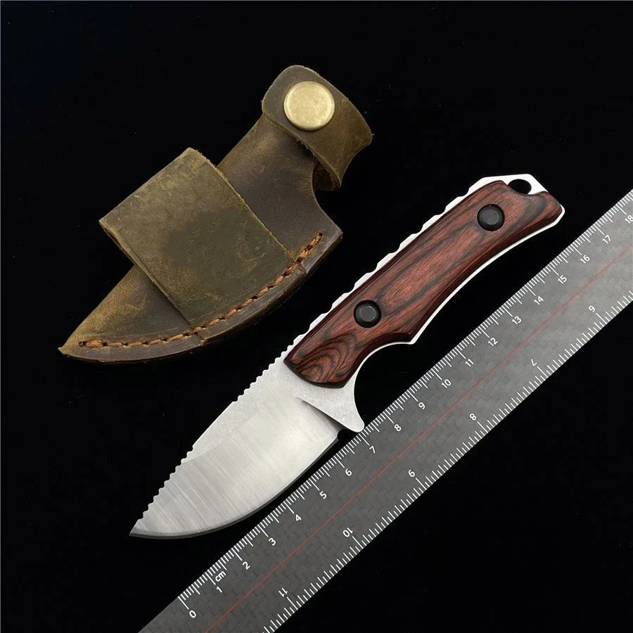 Outdoor Camping and Fishing Knife BM15002 15017 with Durable Wooden Handle