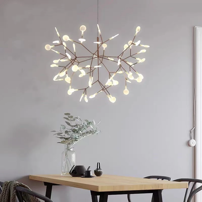 

Firefly chandelier Nordic light luxury modern LED living room main lighting creative personality restaurant bedroom internet cel