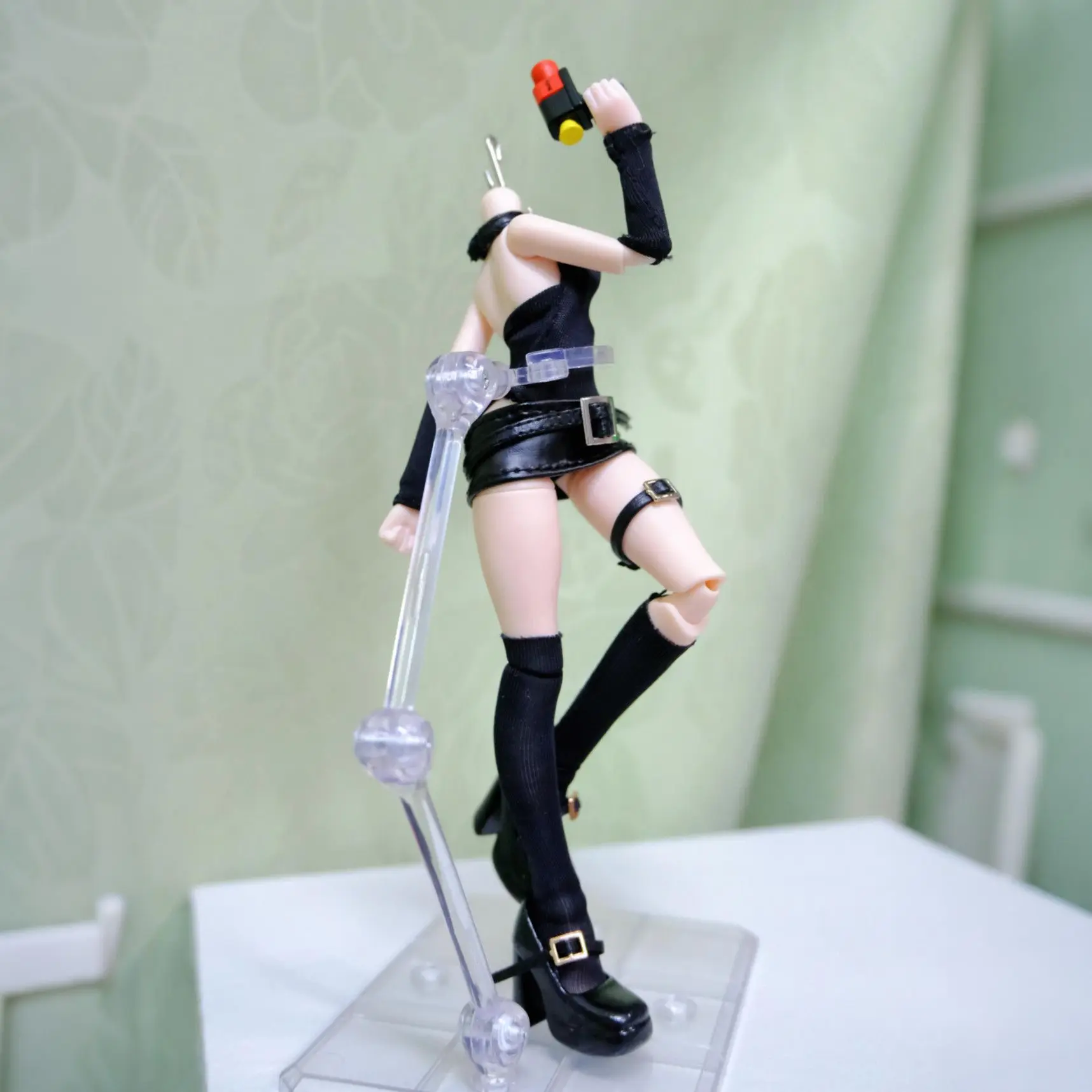 For 1/12 BJD Gothic JK Uniform Skirt For Snail Shell Romankey Ten Thousand Escapes Plan Asi3 Doll Outfit Clothes Accessories