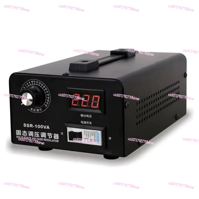 

Электронный однофазный твердотельный регулятор напряжения с силиконовым управлением, AC 220В 100А, SSR-100A