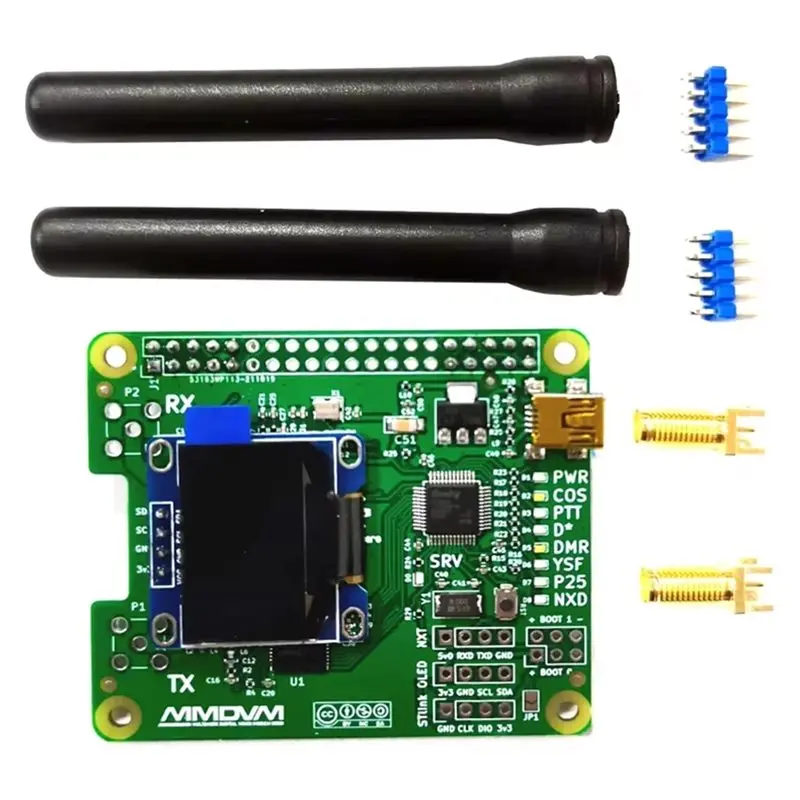 v13-dual-hat-uhf-vhf-for-mmdvm_hs-duplex-rx-tx-hotspot-board-antenna-oled-display-p25-dmr-ysf-nxdn-for-raspberry-pi