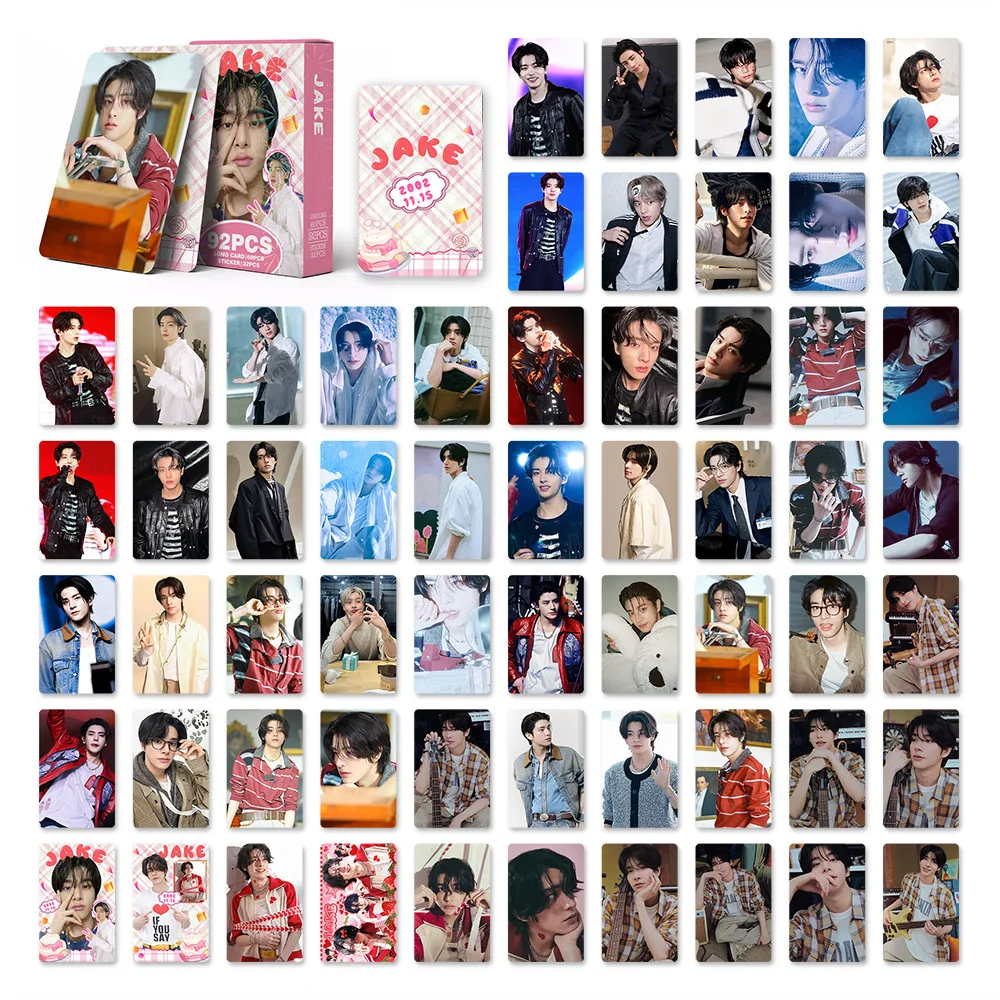 92 Celebrity Mini Cards Male Group Individual Collection Cards HD Photo Cards Sticker Scrapbook LOMO Cards Greeting Cards