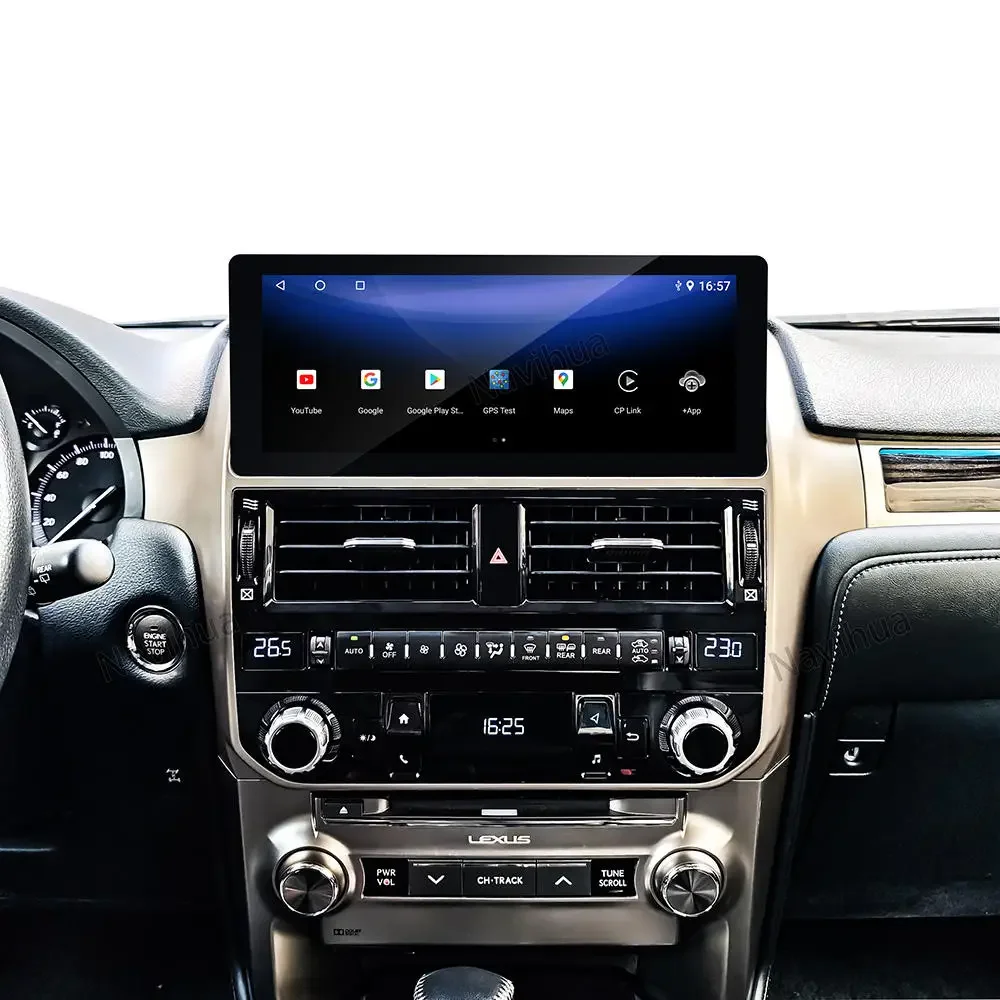 

NaviHua New Upgrade Android Car Radio Automotive GPS Navigation Carplay Multimedia Head Unit Interior For Lexus GX460 2014-2020