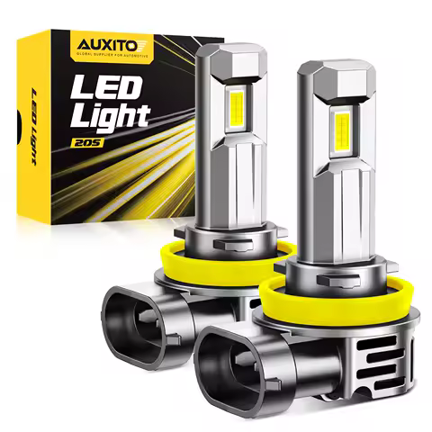 AUXITO 2Pcs 30000LM H11 H8 LED Headlight Bulbs 6500K White Turbo 9005 HB3 LED High Low Beam H9 9006 HB4 9012 Vehicle Light 12V