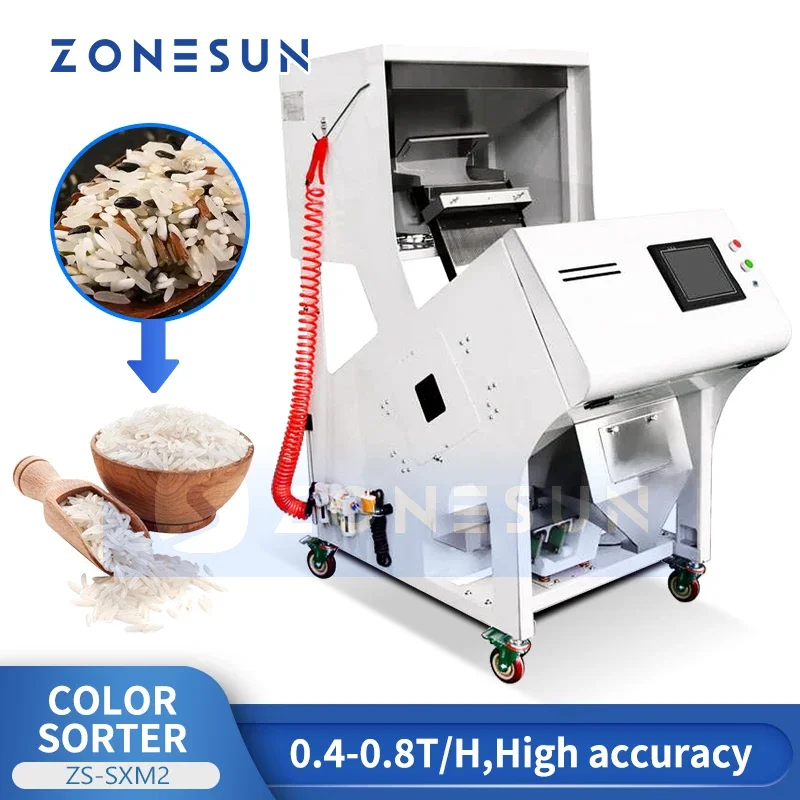 ZONESUN ZS-SXM2 Rice Color Sorter Machine Intelligent Granule Color Sorting Machine
