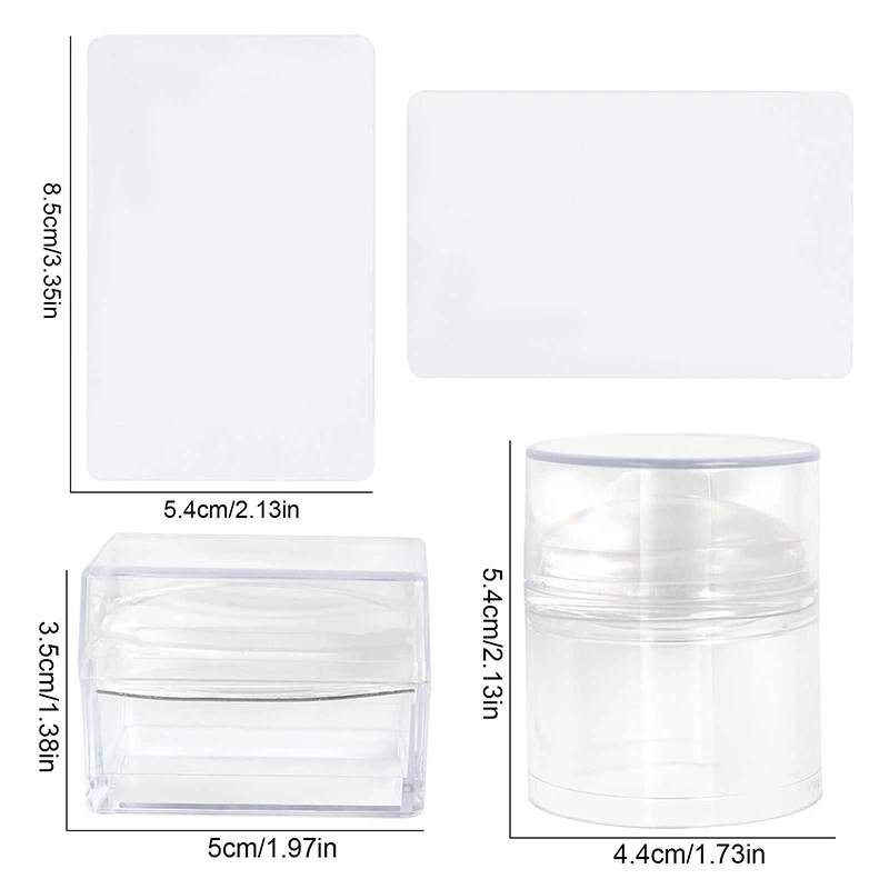 Nägel Kunst Stamping Platten Kit Französisch Maniküre Design Platte Stempel Polnischen Schablone Vorlage Siegel Stamper Schaber Zubehör Werkzeuge