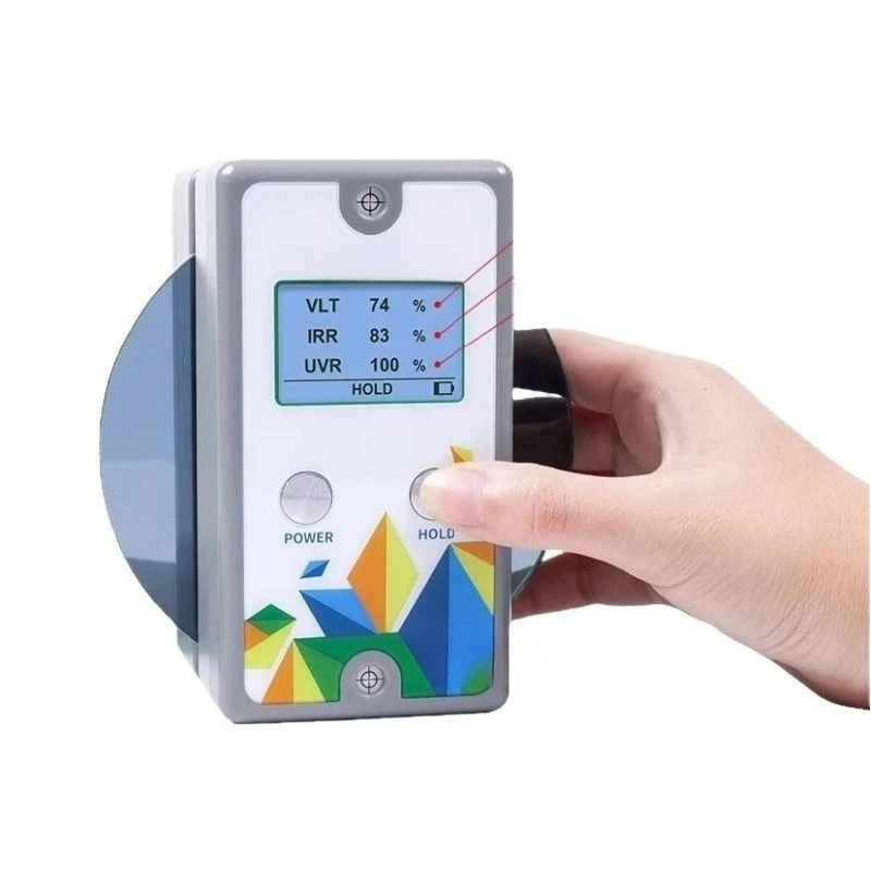 Split solar film testing instrument