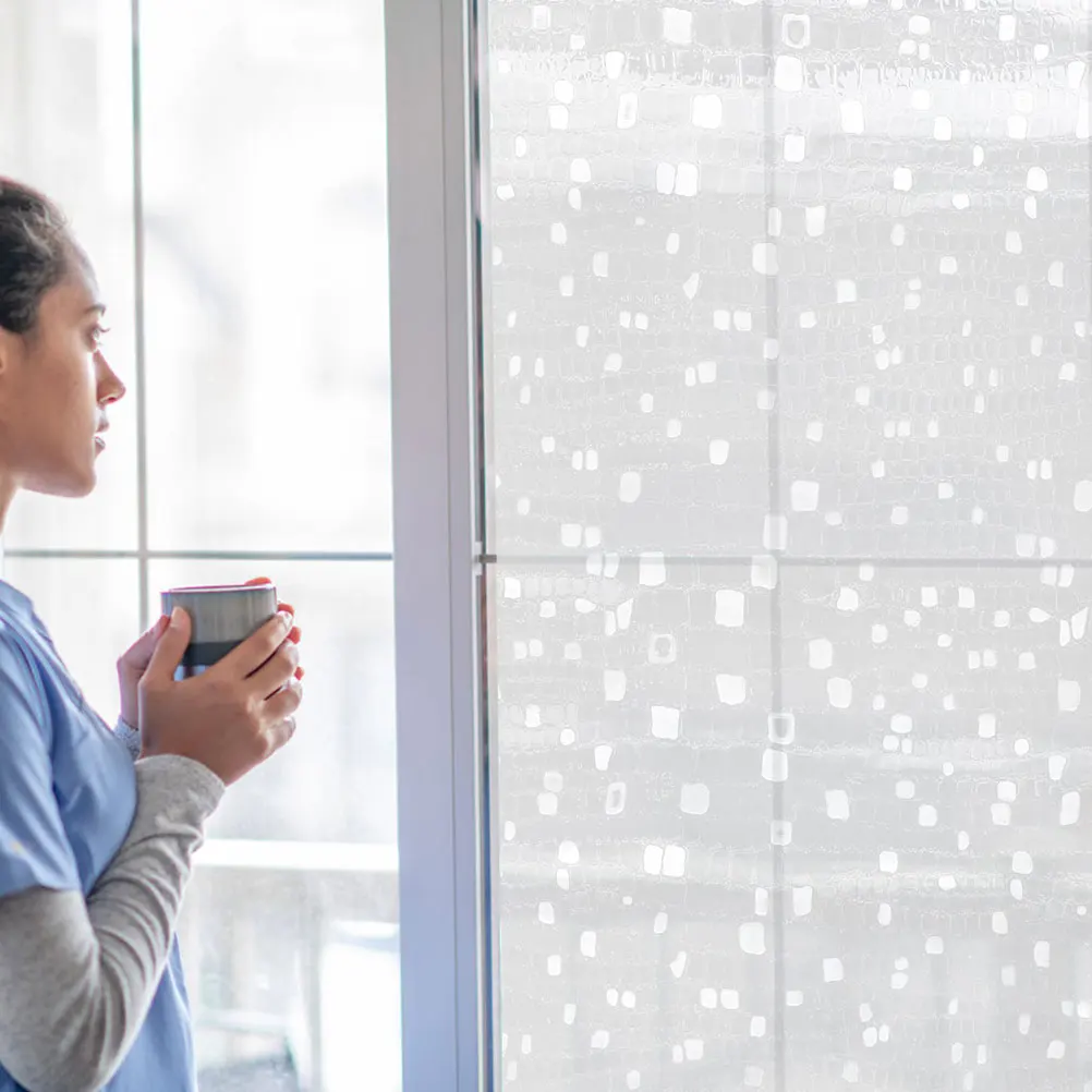 

1 Roll Of Indoor Window Cling Static Cling Window Sticker Glass Film For Privacy Home Office Decoration 60cm X 100cm