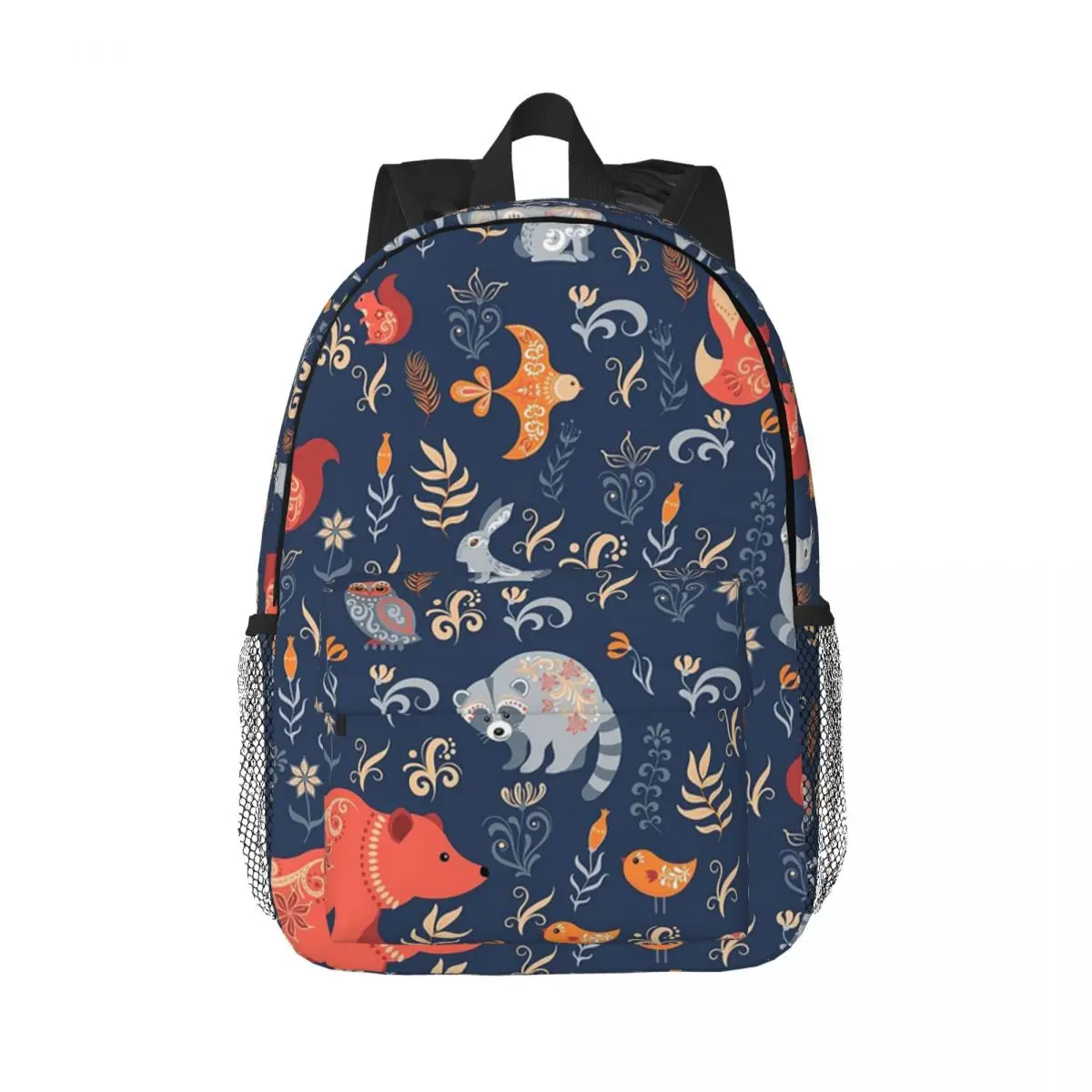 Fairy-tale Forest Fox,bear,owls,rabbits Backpacks Boys Girls Bookbag Casual Children School Bags Travel Rucksack Shoulder Bag