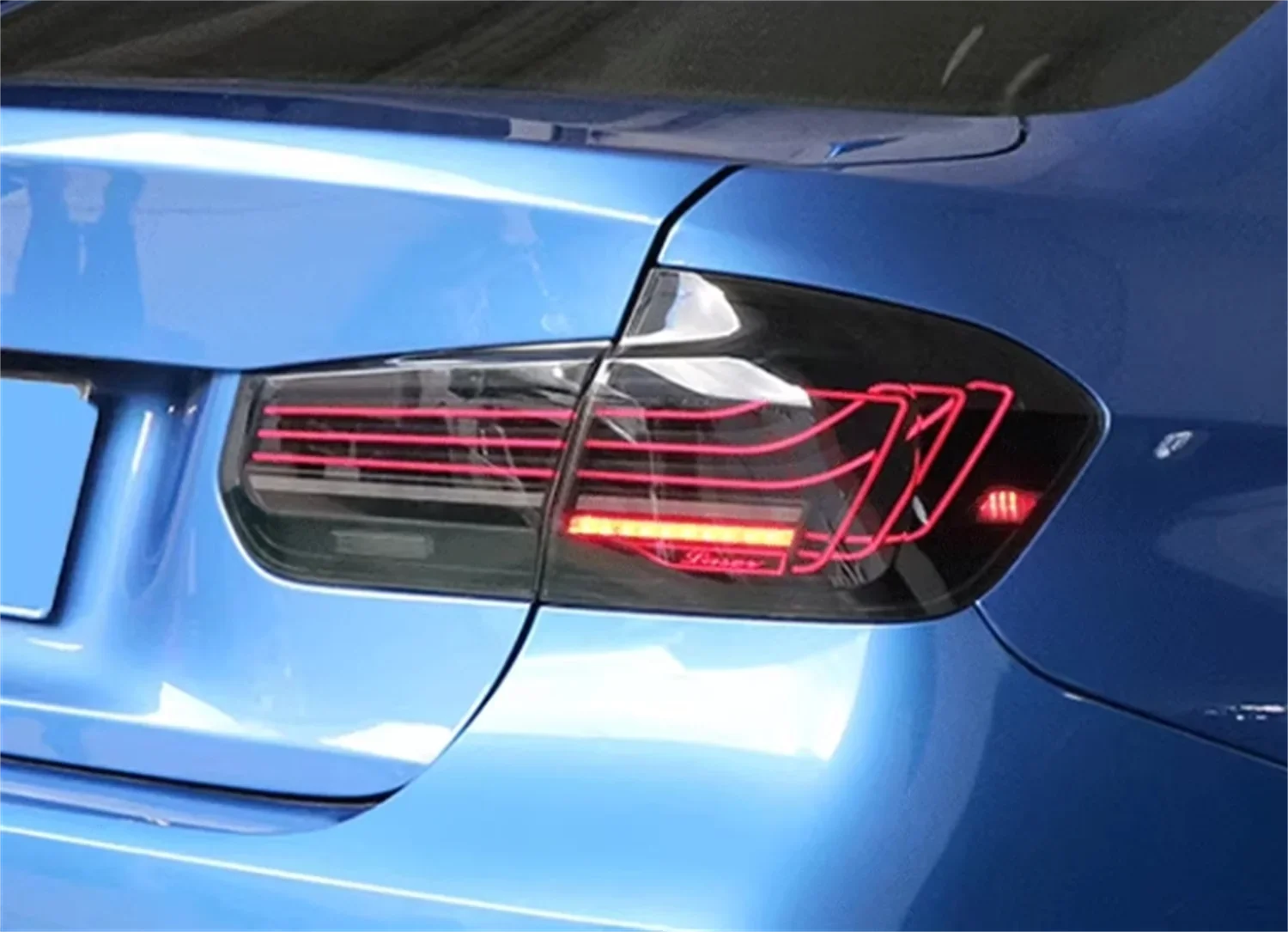 

Задний фонарь автомобиля, задний фонарь для BMW 3 серии F30 F35, модифицированный M4CSL 13-18, стоп-сигнал, фонарь заднего хода, указатель поворота