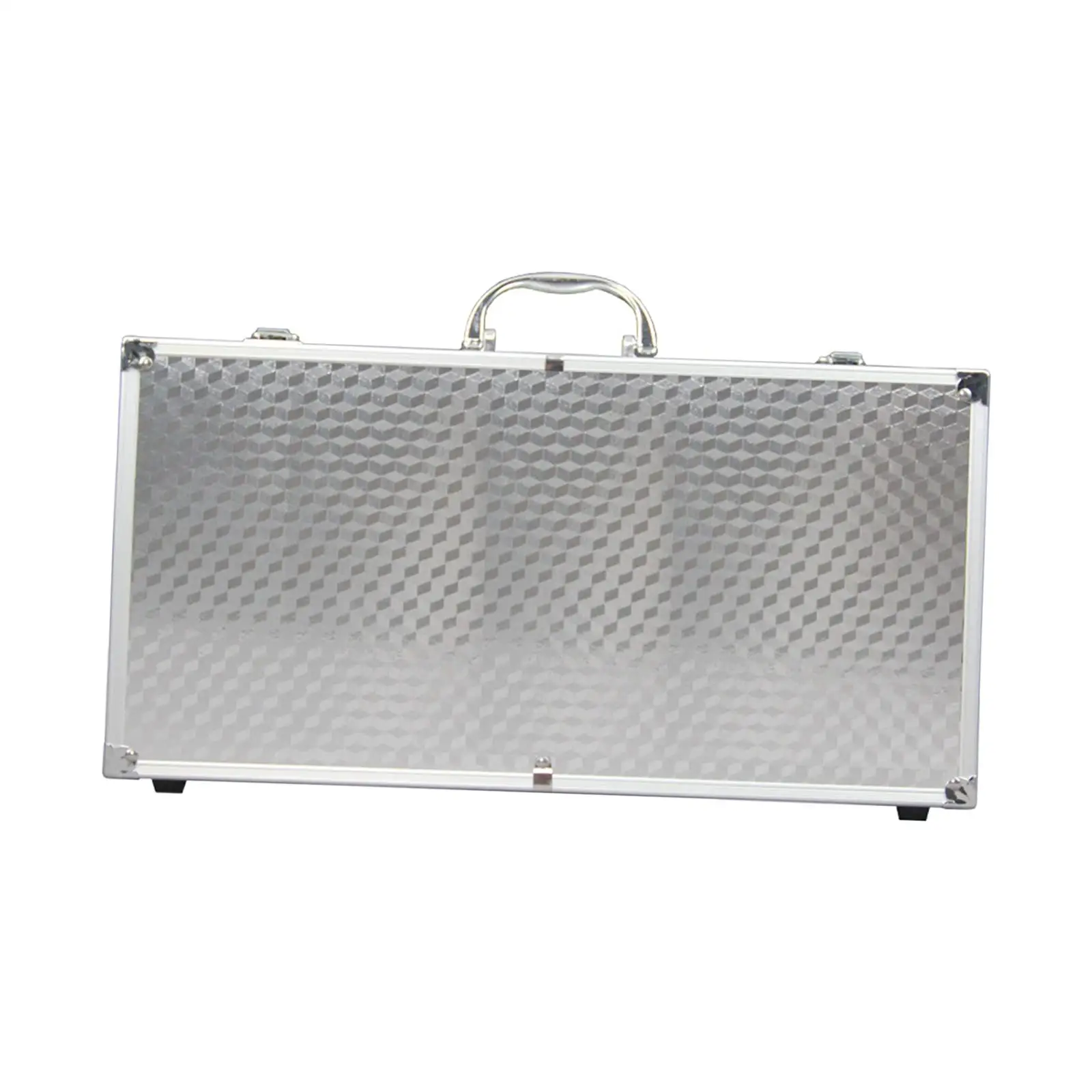 Aluminum Alloy Microphone Box for Dual Wireless Handheld Mics Shockproof Protective Storage Case for Stage Performance