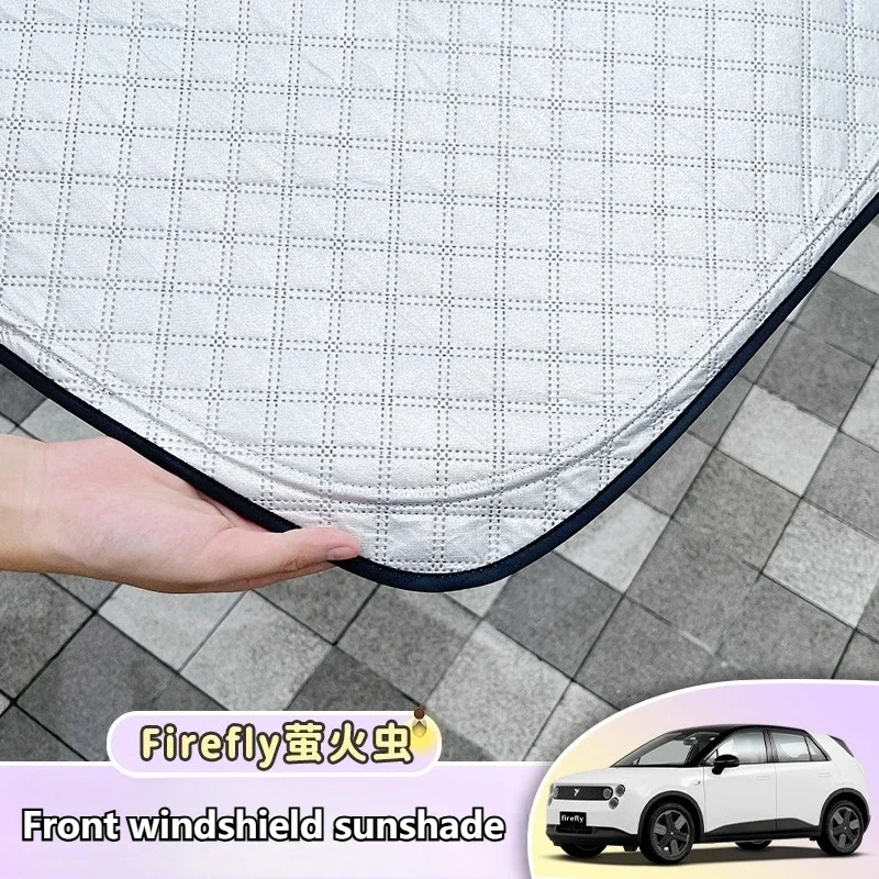 

Солнцезащитный экран для лобового стекла автомобиля, защита от солнца и перегрева, теплоизоляция, аксессуары для модификации для NIO Firefly