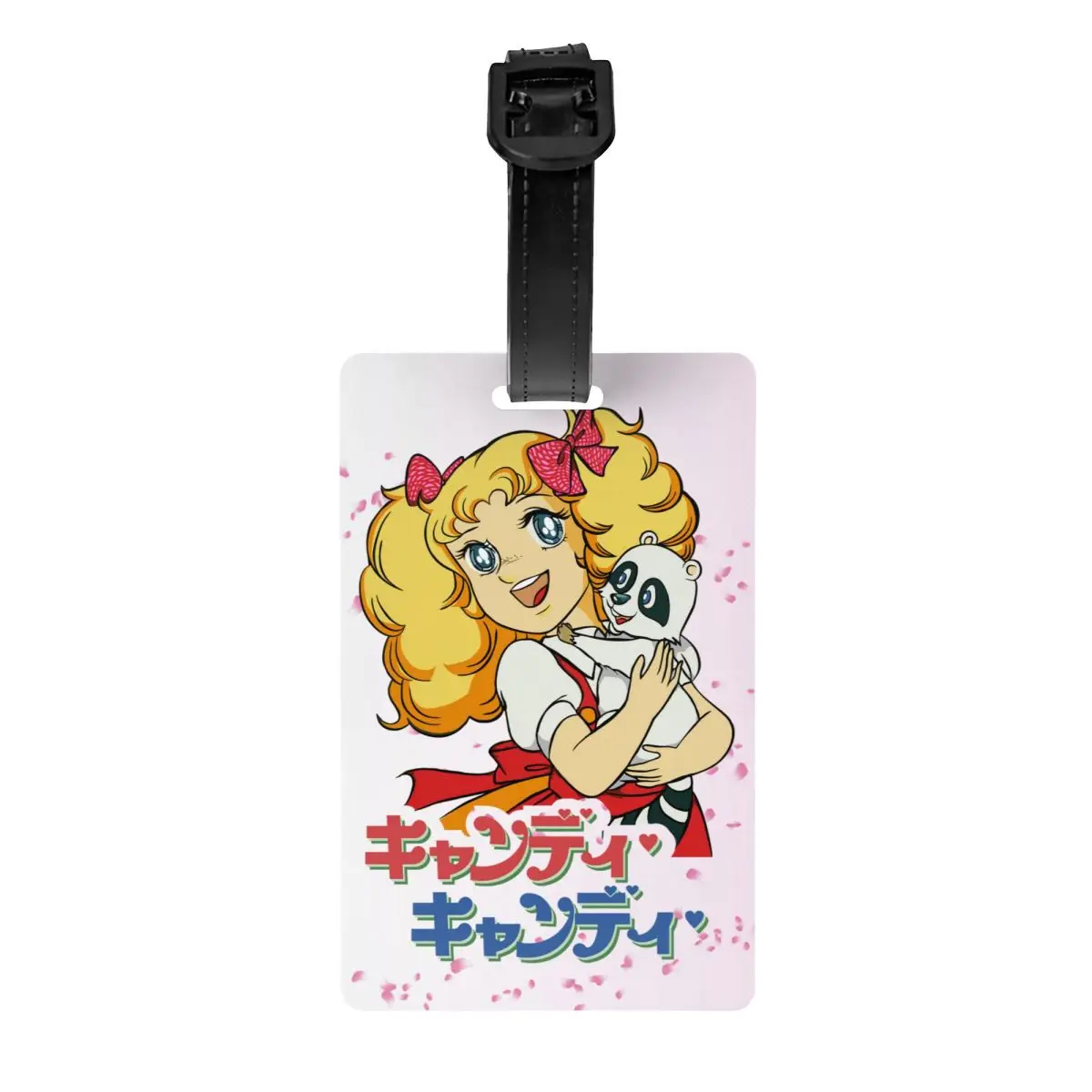 Custom Manga Candy Candy Luggage Tag for Suitcases Cute Cartoon Japan Anime Baggage Tags Privacy Cover Name ID Card