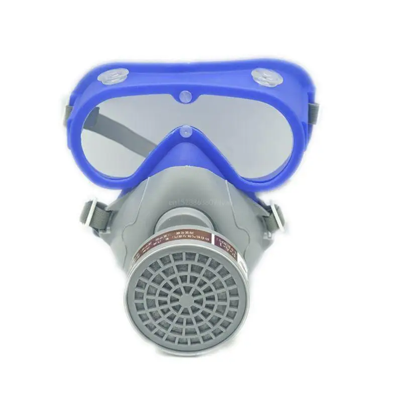 Full Face Gas Mask  Biological Radioactive Contamination Gasmask Respirator Filter Radiation DustproofRespirator R2LB