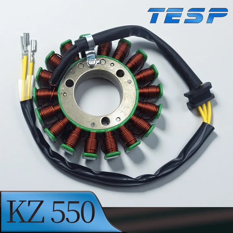 Bobina de estator de motocicleta para Kawasaki KZ 550 1000 1100 Vulcan 700 750 ZX 550 1100 Lakota Bayou Suzuki GSXR 600 750 1000 1980-2006