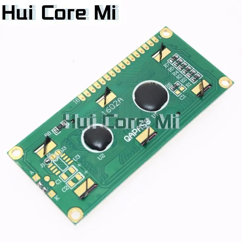 1Pcs LCD1602 1602 Module Groen Scherm 16X2 Karakter Lcd Display Module.1602 5V Groen Scherm En Wit code Voor Arduino