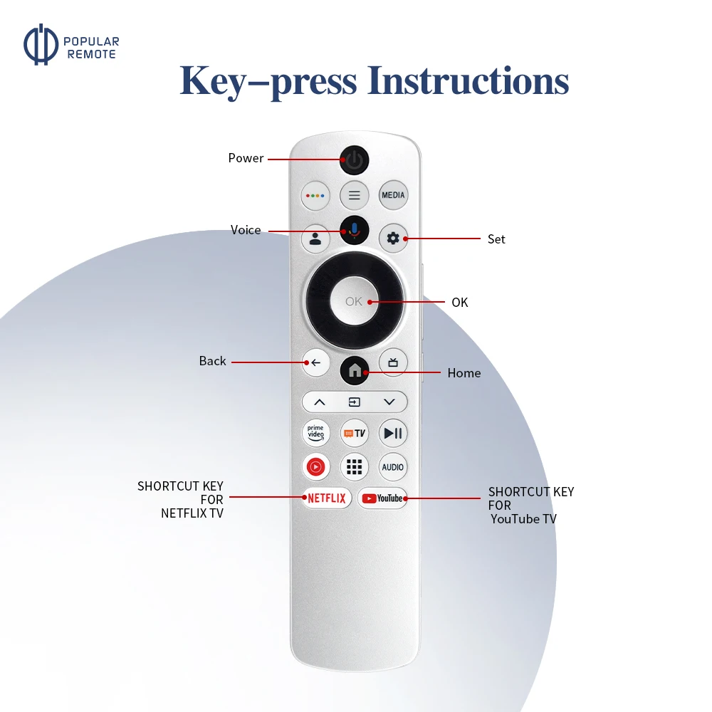 HTR-U33 Voice Remote Control Suitable For Haier 65C10 65S9QT 55S9QT 75S800QT 65S800QT 65Q6  OLED TV