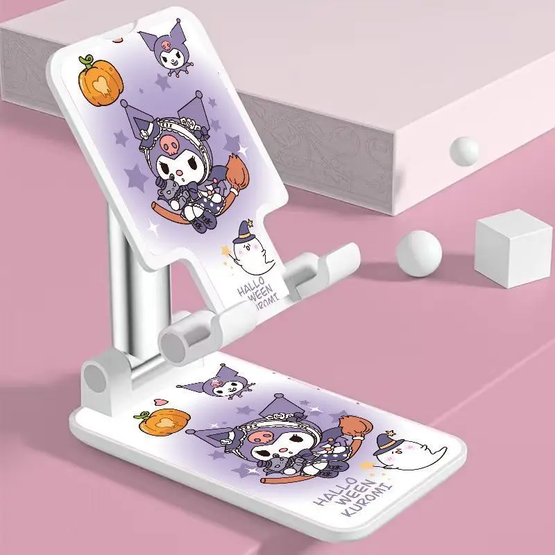 Hello Kitty Cute Cartoon Mobile Phone Live Broadcast Telescopic Folding Lazy Person's TV Watching Telescopic Stand view 6