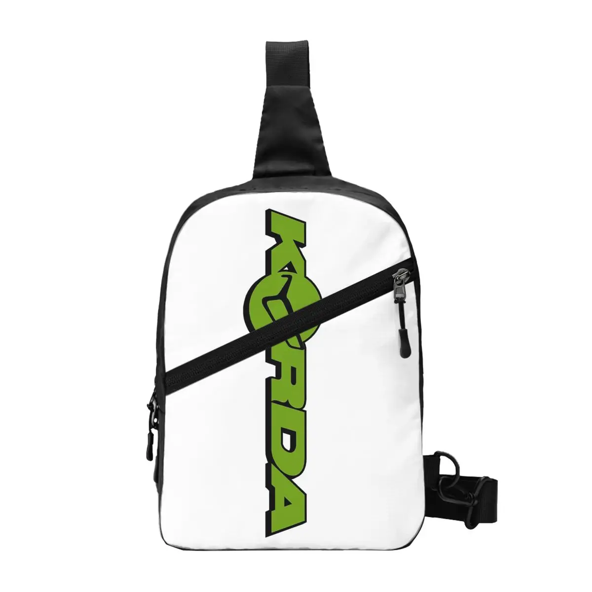 Korda pesca logotipo saco de peito masculino estilingue crossbody mochila saco de peito viagem caminhadas daypack bolsa de ombro