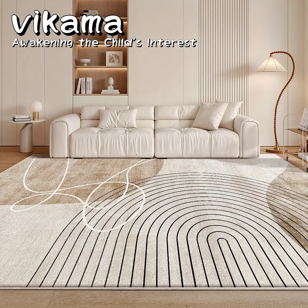 

VIKAMA Bohemian Abstract Rug Suitable for Luxurious and Creative Decoration in Cafes, Dormitories, and Offices. room
