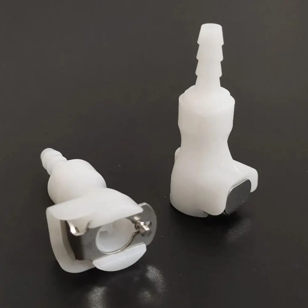 

1Pcs Disconnect Fitting Coupling Hose Joint Quick Shut-Off Male Female Hose Barb Valved S-series Tube Connector Quick Coupler