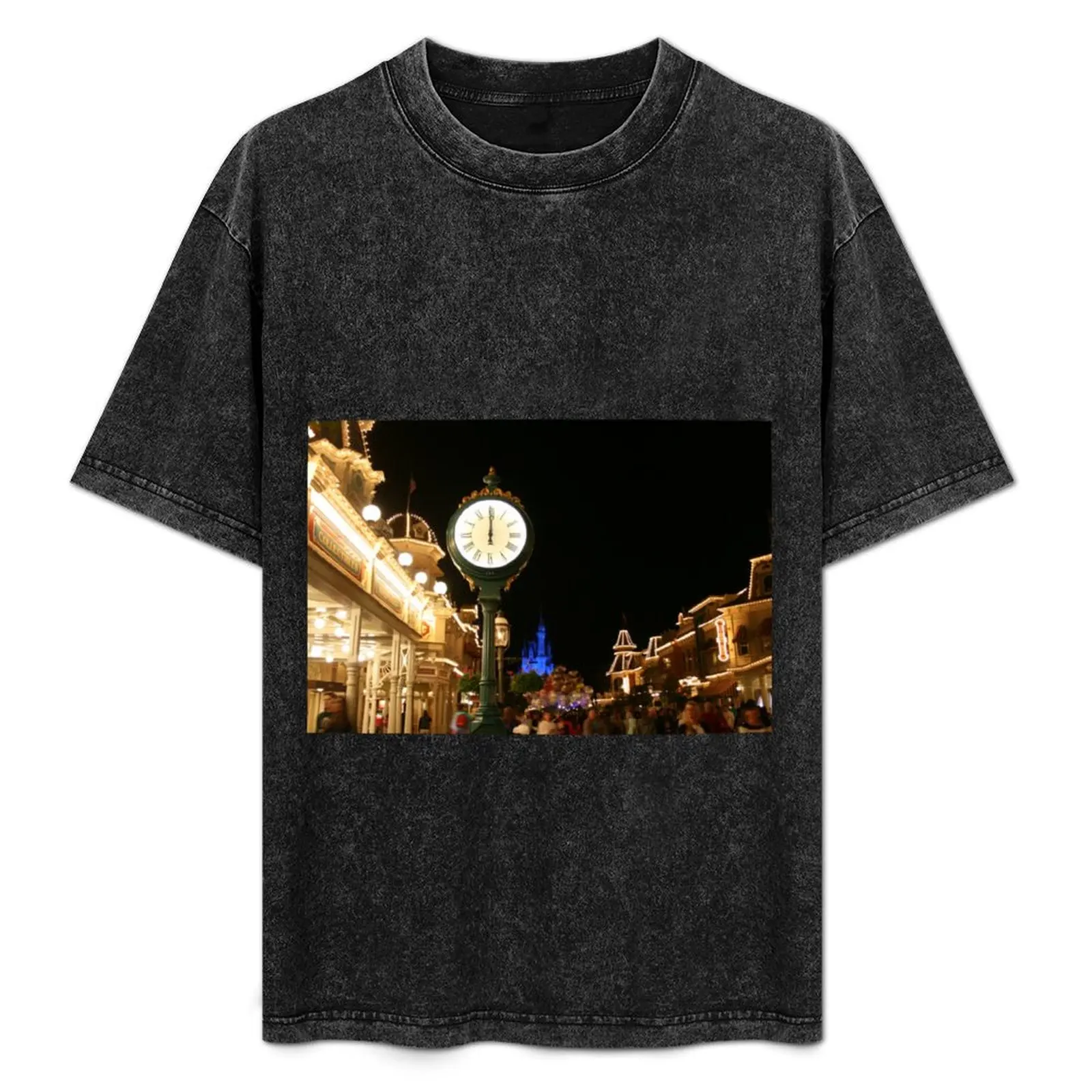 

Magic Kingdom at Midnight T-Shirt Plus Size Loose Short Sleeve Top