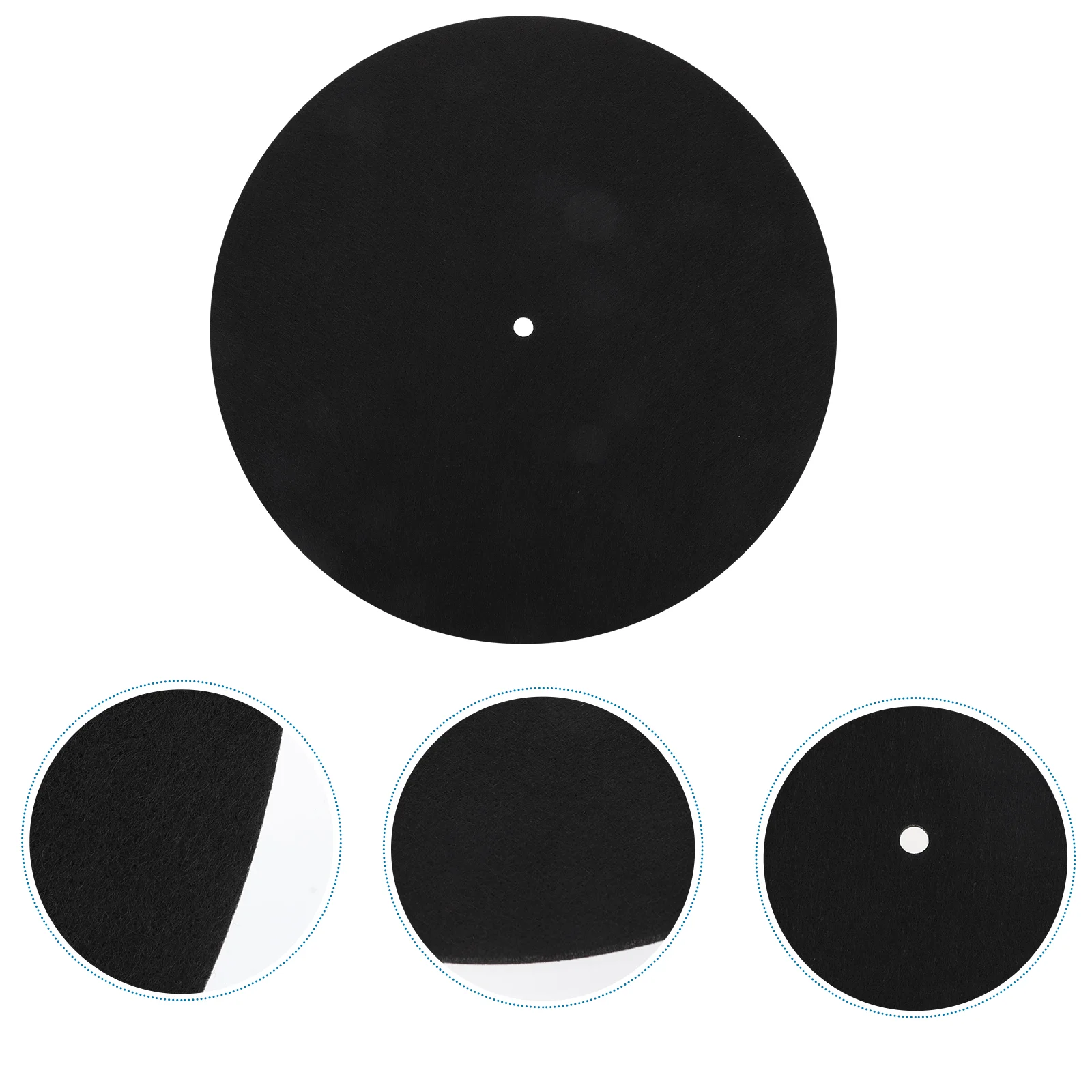 

Output Cable Line Felt Record Pad Turntables for Vinyl Records High Quality Player Mat Gramophone