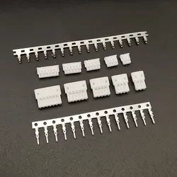 10 Sets/lot JST ZH 1.5mm Spacing 2P 3P 4P 5P 6P Male and Female Air Docking Terminal Supporting Connector ZH1.5