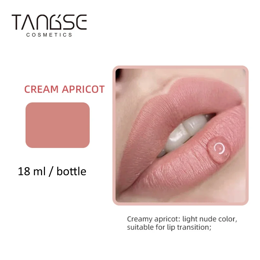 ชุดเครื่องสัก Tato pewarna bibir หมึกสักคิ้วแบบมืออาชีพ18มล./ขวดสีสำหรับแต่งหน้าถาวร