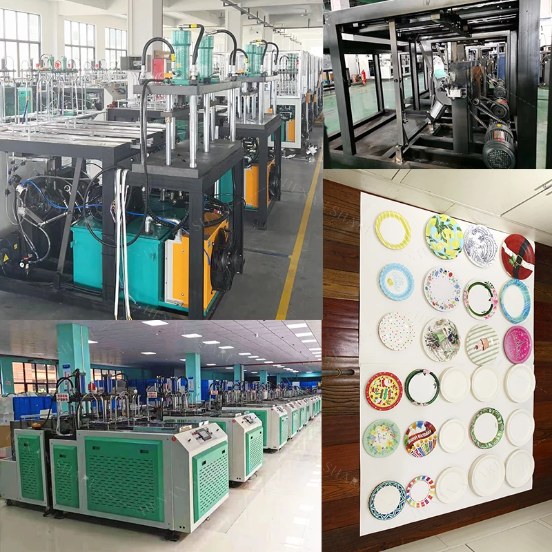 Hard Cardboard Disposable Paper Plates Making Machine Machines Paper Product Making Machinery