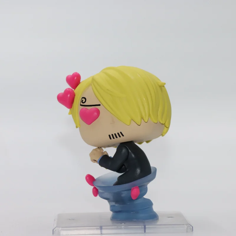 Original Funko Pop One Piece Sanji Action Anime Figur Vinyl Figur Figur Modell Spielzeug Geschenk für Kinder Sammeln Schreibtisch Dekor