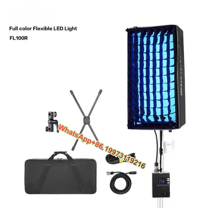 

FL100R K1 RGB Full Color Flexible LED Lighting for Live Broadcast Promotional Video Photography Lightweight Foldable Cloth