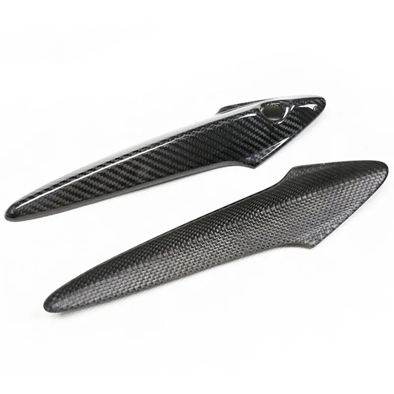 

Real Dry Carbon Fiber Outer door handle cover For Honda 8th Gen CIVIC TYPE-R FN2 FK2 car exterior decoration accessories