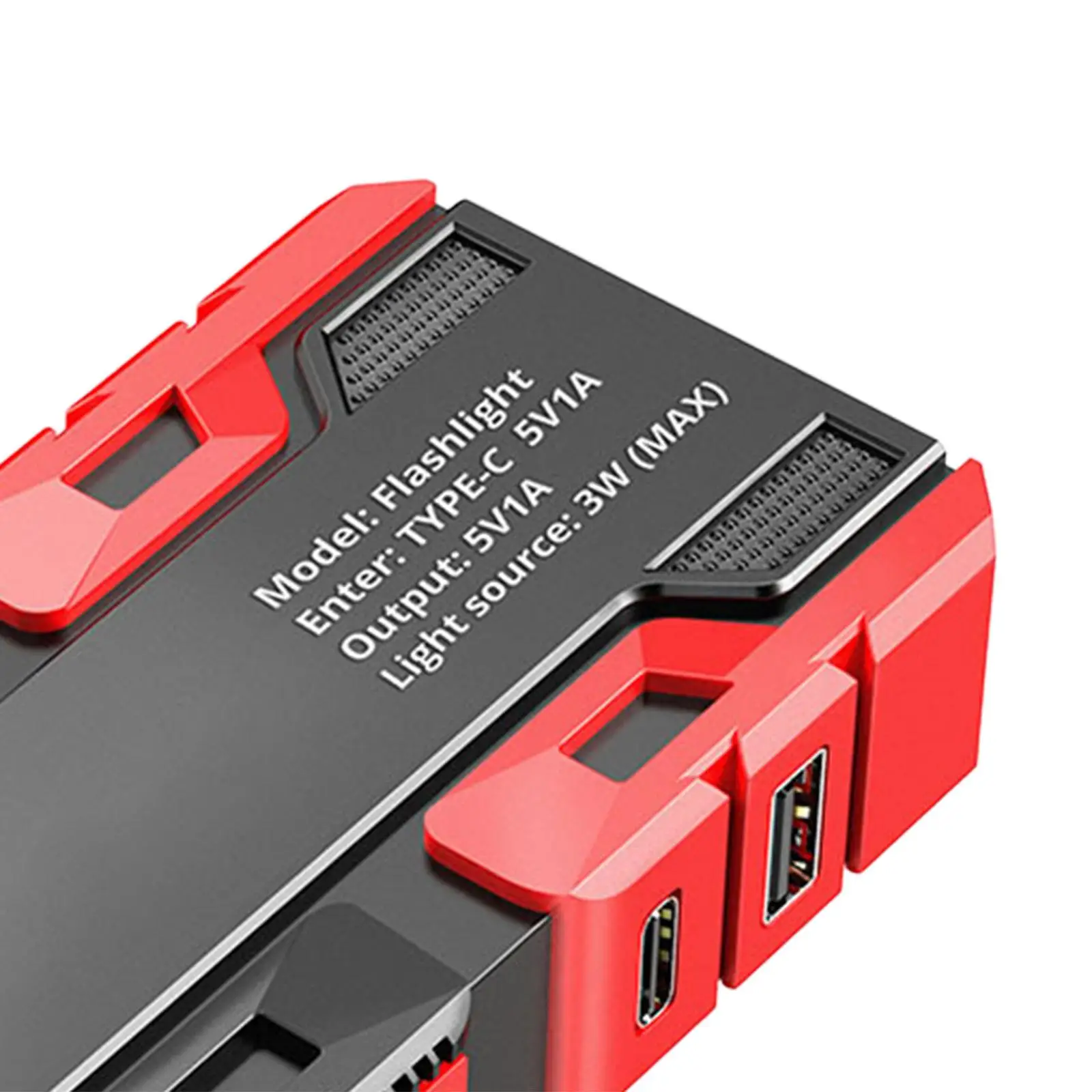 Handheld Torch Light USB Portable Flashlight Rechargeable for Cycling Hiking