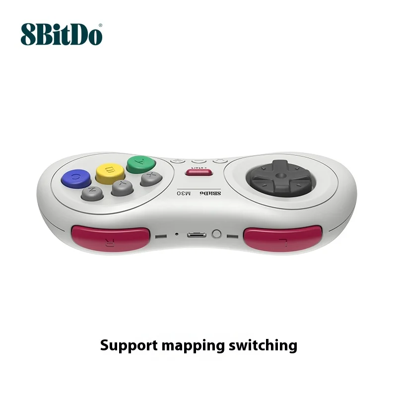 8bitdo M30 Wireless Bluetooth Game Controller Action Fighting Sega Md Switch Oled Lite Host Pc Computer Steam Android Universals